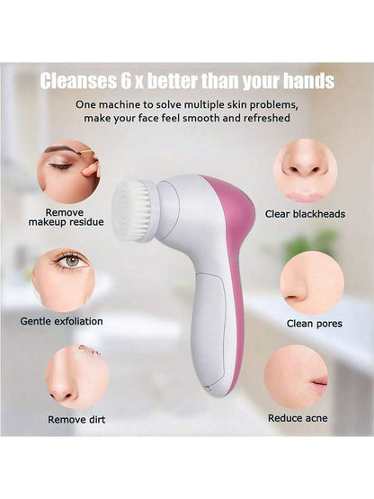 5-in-1 Electric Facial Cleansing Brush