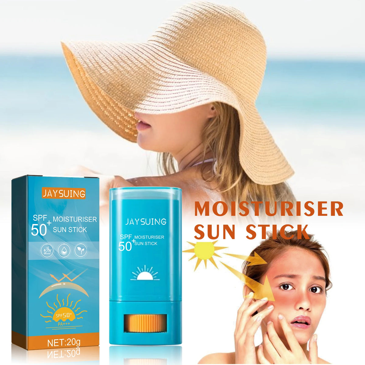 JAYSUING SPF50+ Moisturizing Sun Stick – sunscreen, view 2