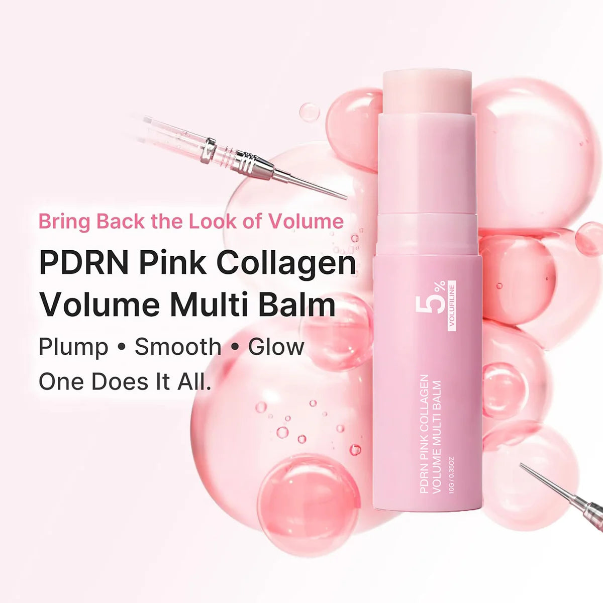 PDRN Pink Collagen Multi Balm Stick – anti-aging skin care, view 3