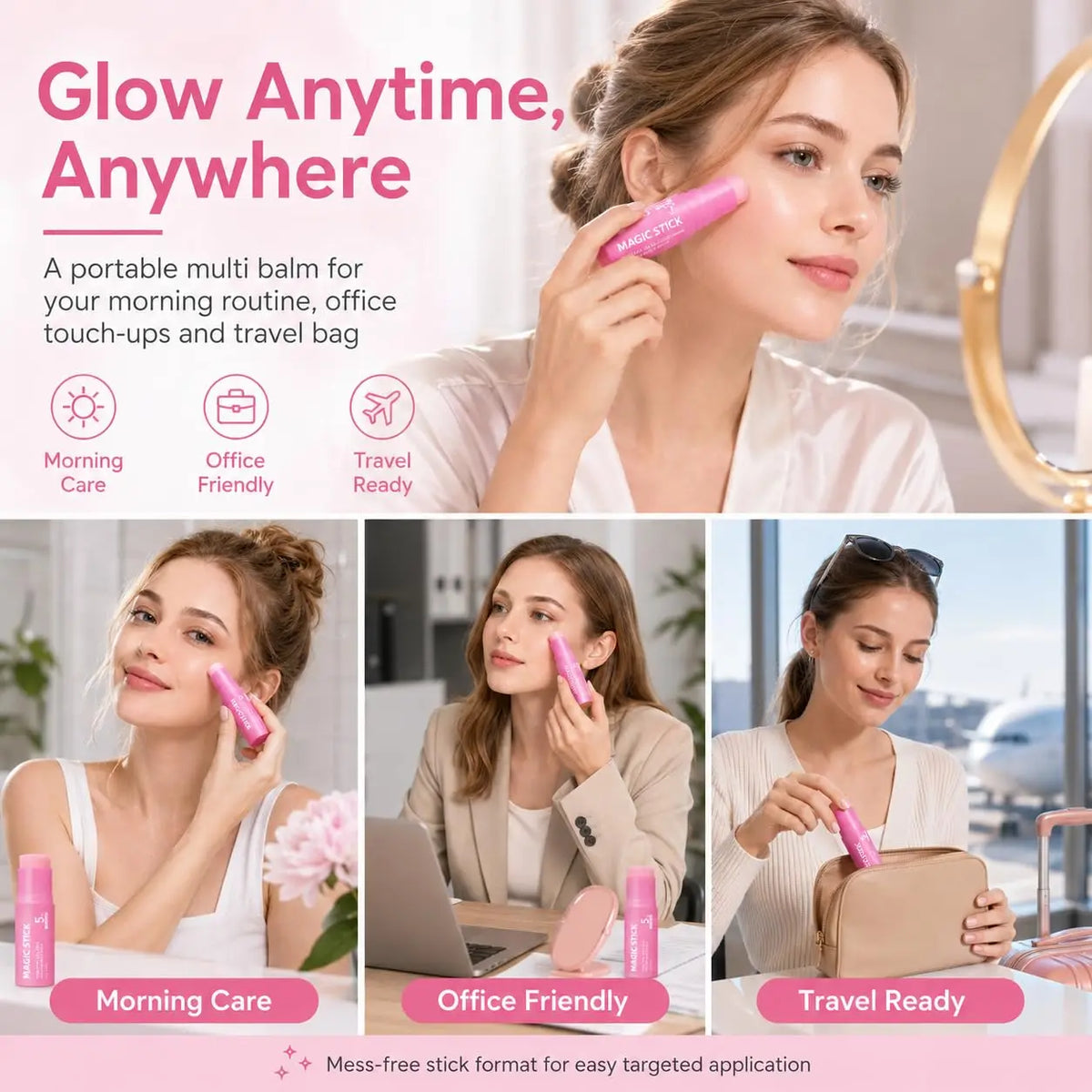 PDRN Pink Collagen Multi Balm Stick – anti-aging skin care, view 5