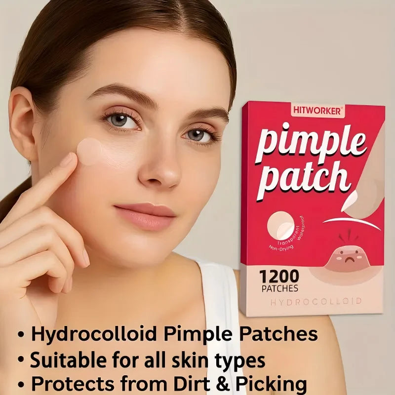 HITWORKER Hydrocolloid Pimple Patches 1200 pack – image 3