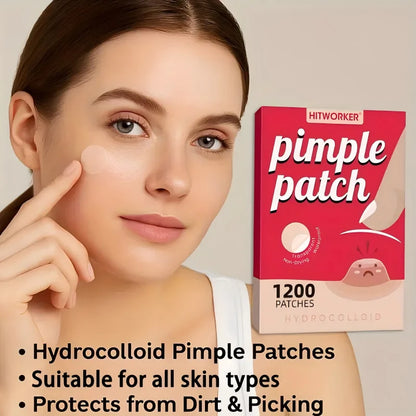 HITWORKER Hydrocolloid Pimple Patches 1200 pack – image 3