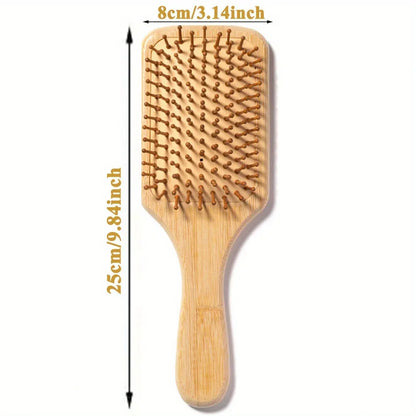 Natural Bamboo Paddle Hairbrush – combs & brushes, view 13