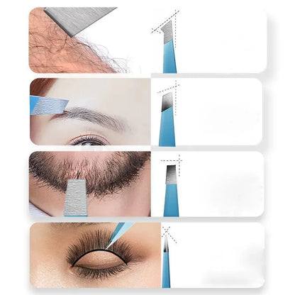 Precision Eyebrow Tweezer Set (4 pcs)