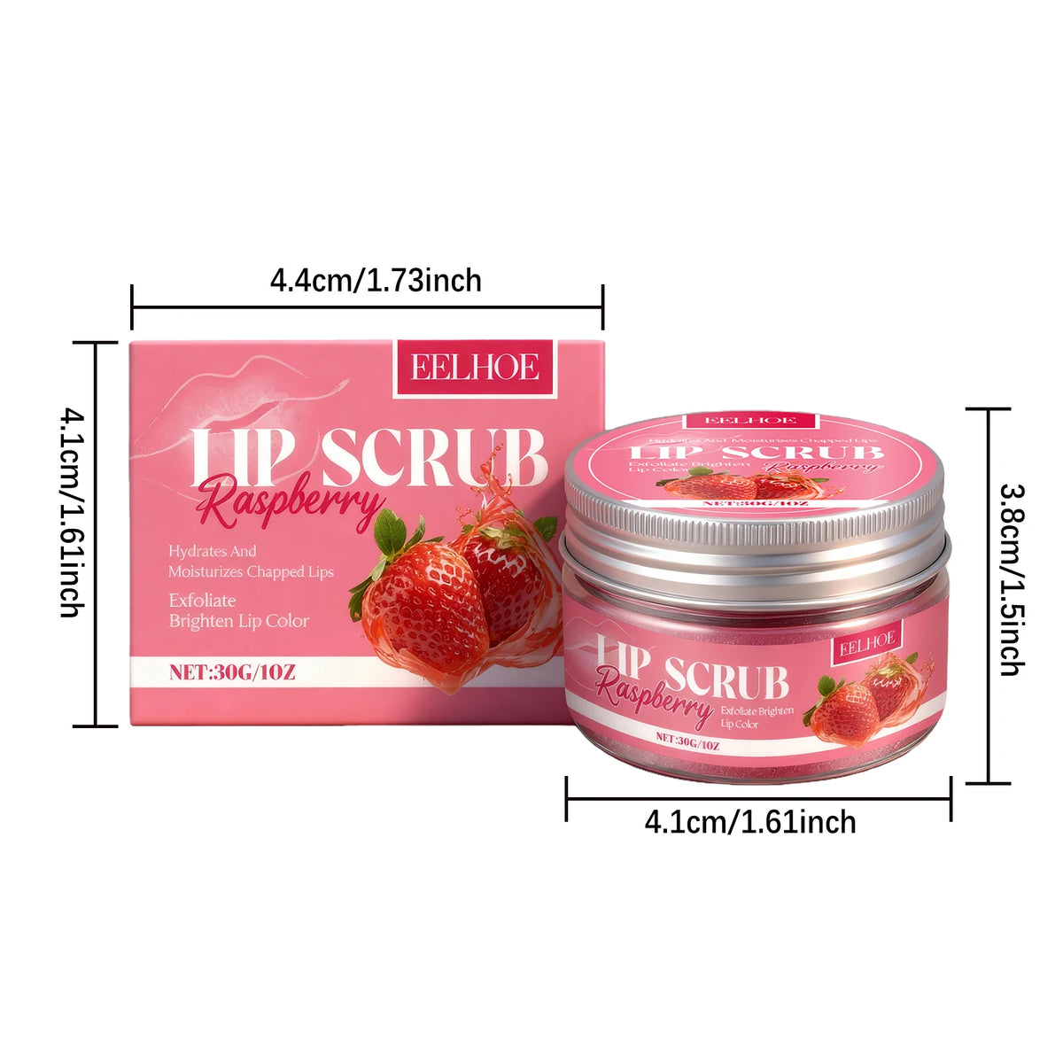 Strawberry Lip Scrub – lip scrubs, view 10