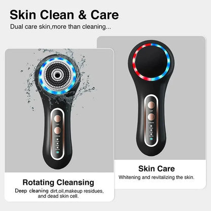 Electric Facial Cleansing Brush with 5 Heads – skin cleansing brushes, view 4