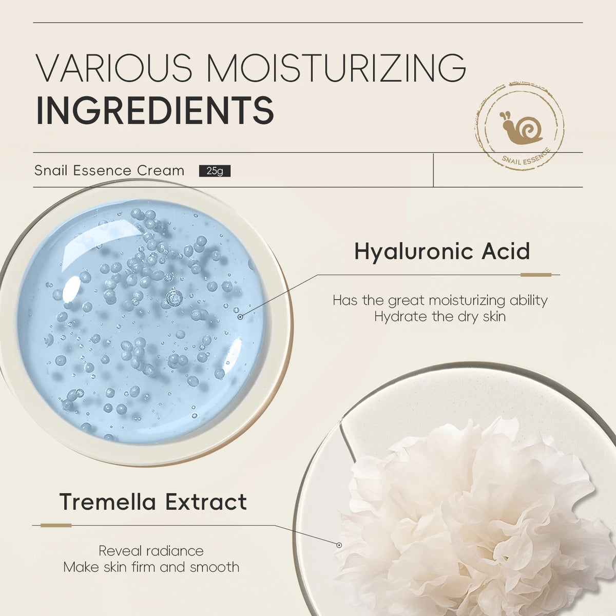 LAIKOU Snail Essence Cream – face moisturizers, view 3