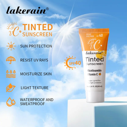 Lakerain SPF40 Tinted Vitamin C Sunscreen (40 ml)