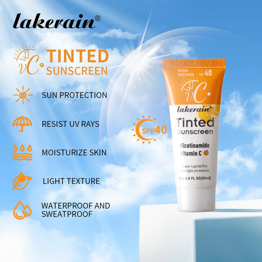 Lakerain SPF40 Tinted Vitamin C Sunscreen (40 ml)