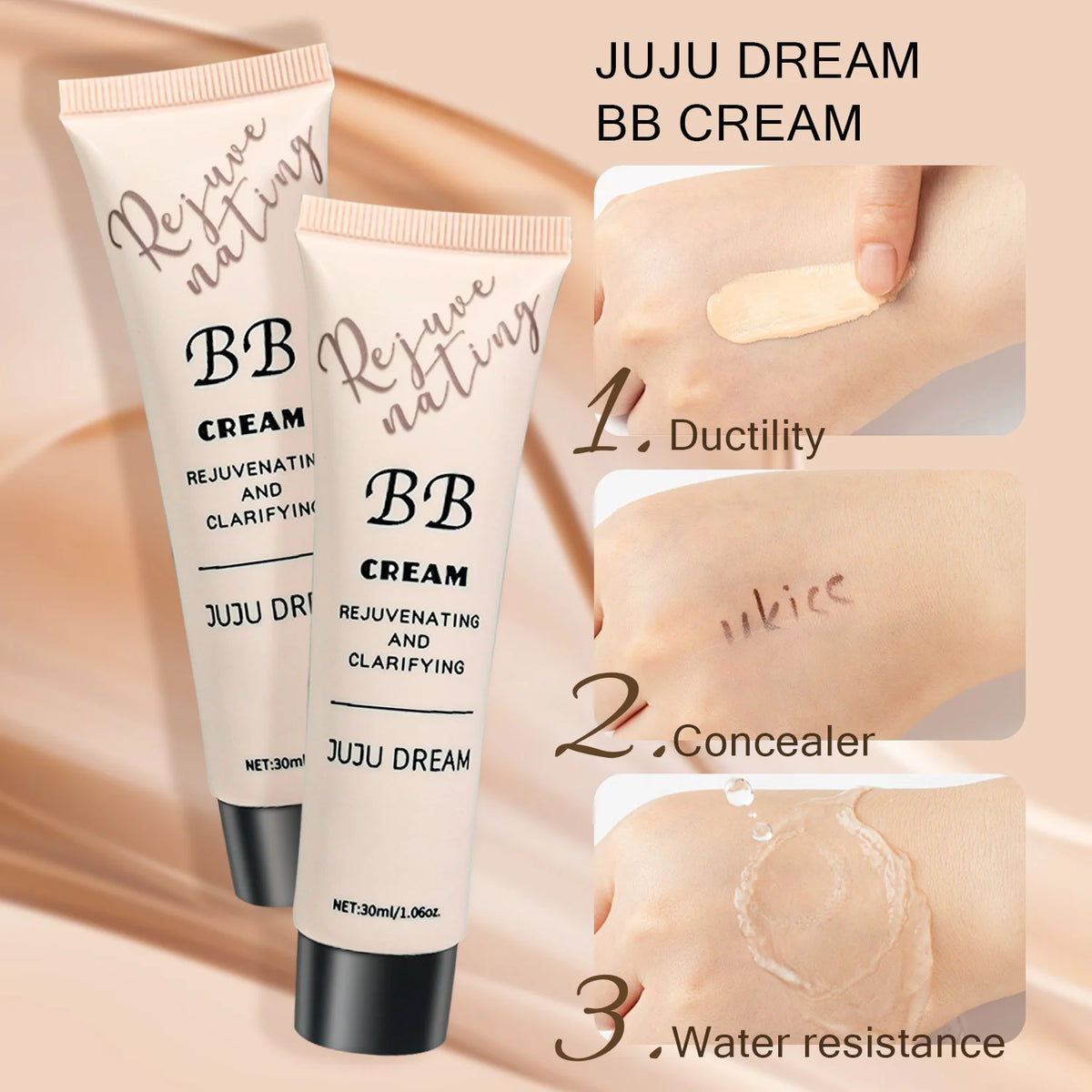 JUJU DREAM Dewy BB Cream for Dry Skin