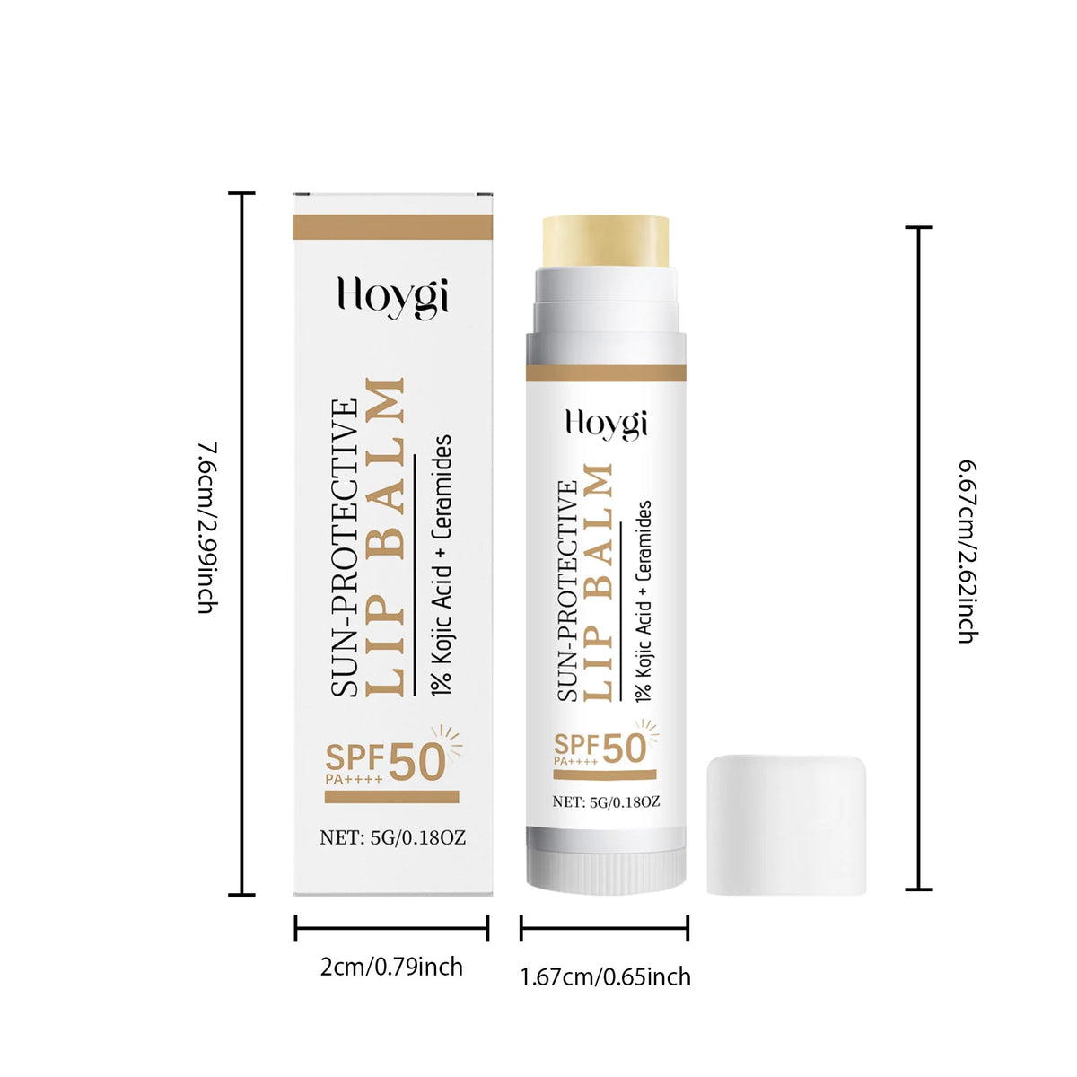 Hoygi SPF50+ Sun Protective Lip Balm – lip balms, view 3