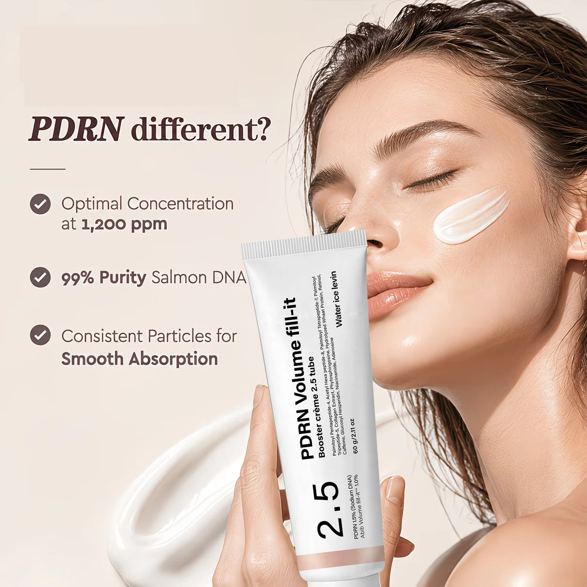 Water Ice Levin PDRN Volume Fill-It Cream 60 g – image 4