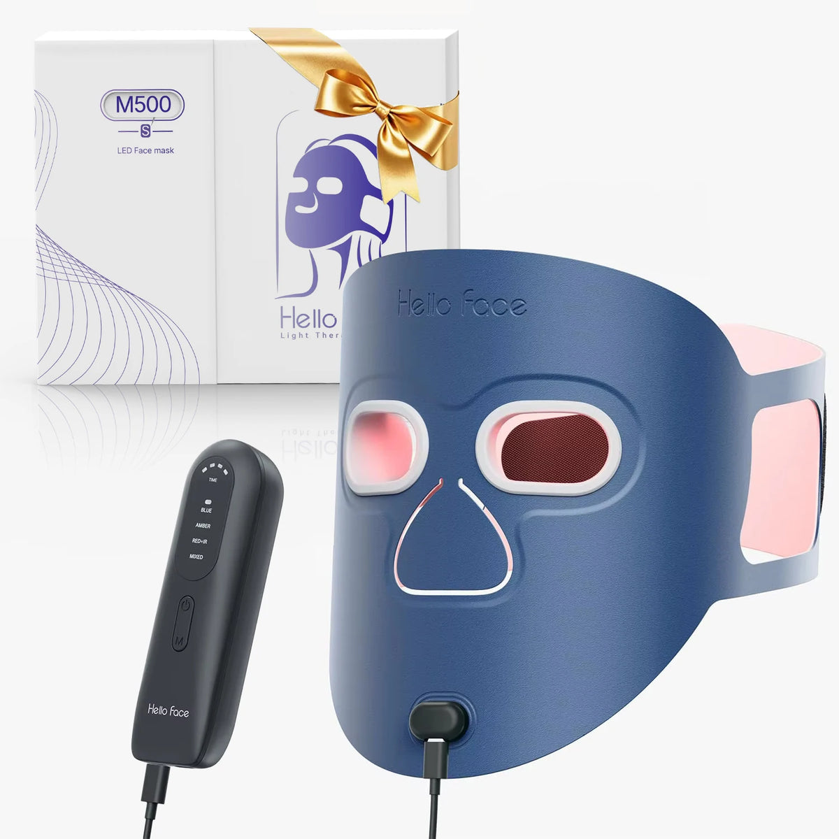 Hello Face M500 Wireless Red & Near-Infrared LED Face Mask – led light therapy devices, view 2