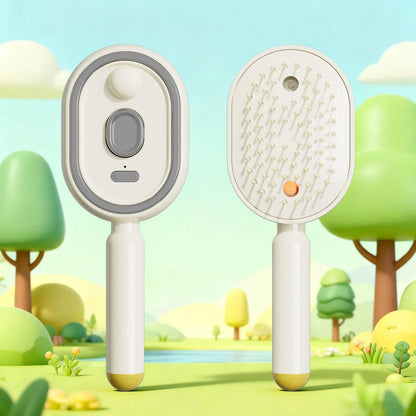 Rechargeable Mist Spray Hairbrush for Hair Oil & Detangling – combs & brushes, view 3