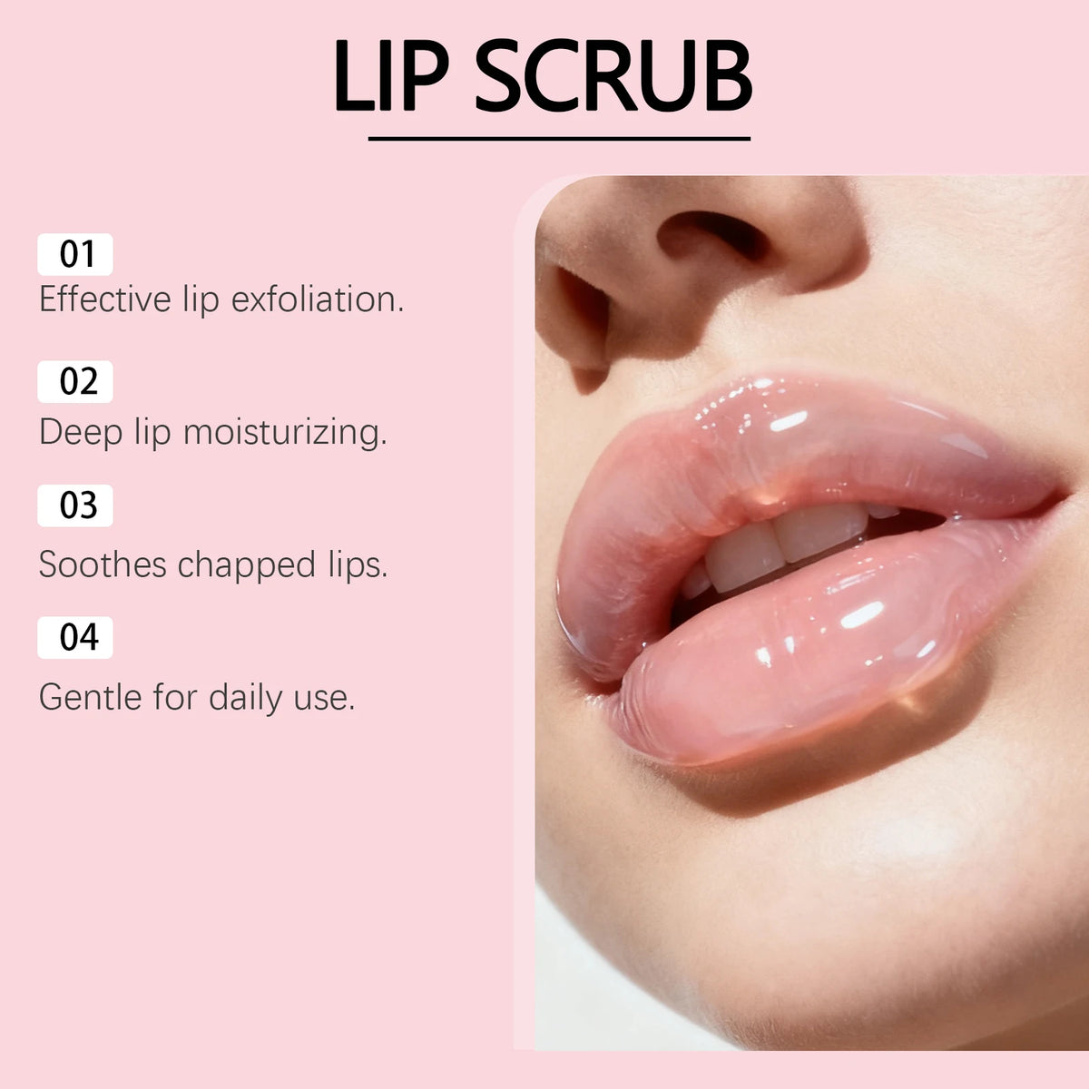 Strawberry Lip Scrub – lip scrubs, view 4