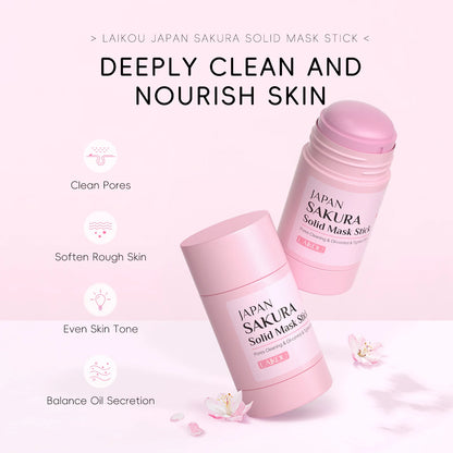 LAIKOU Sakura Mud Mask Stick – skin care masks & peels, view 4