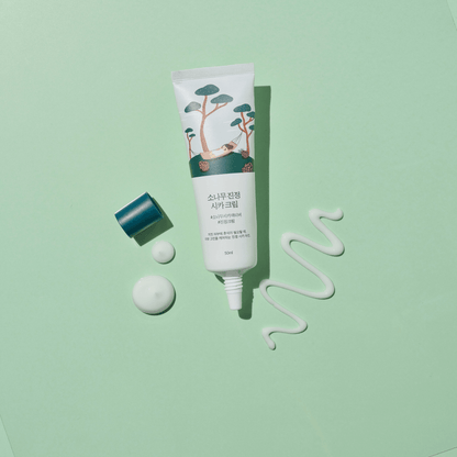 Round Lab Pine Calming Cica Cream texture – face moisturizer, view 2