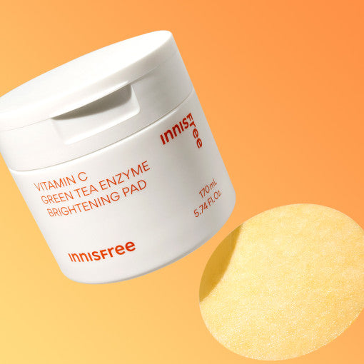 innisfree Vitamin C Green Tea Enzyme Brightening Pads (60 pads)