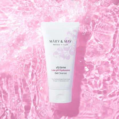 MARY & MAY Vegan Low pH Hyaluronic Gel Cleanser 150 ml – Facial Cleansers, view 9