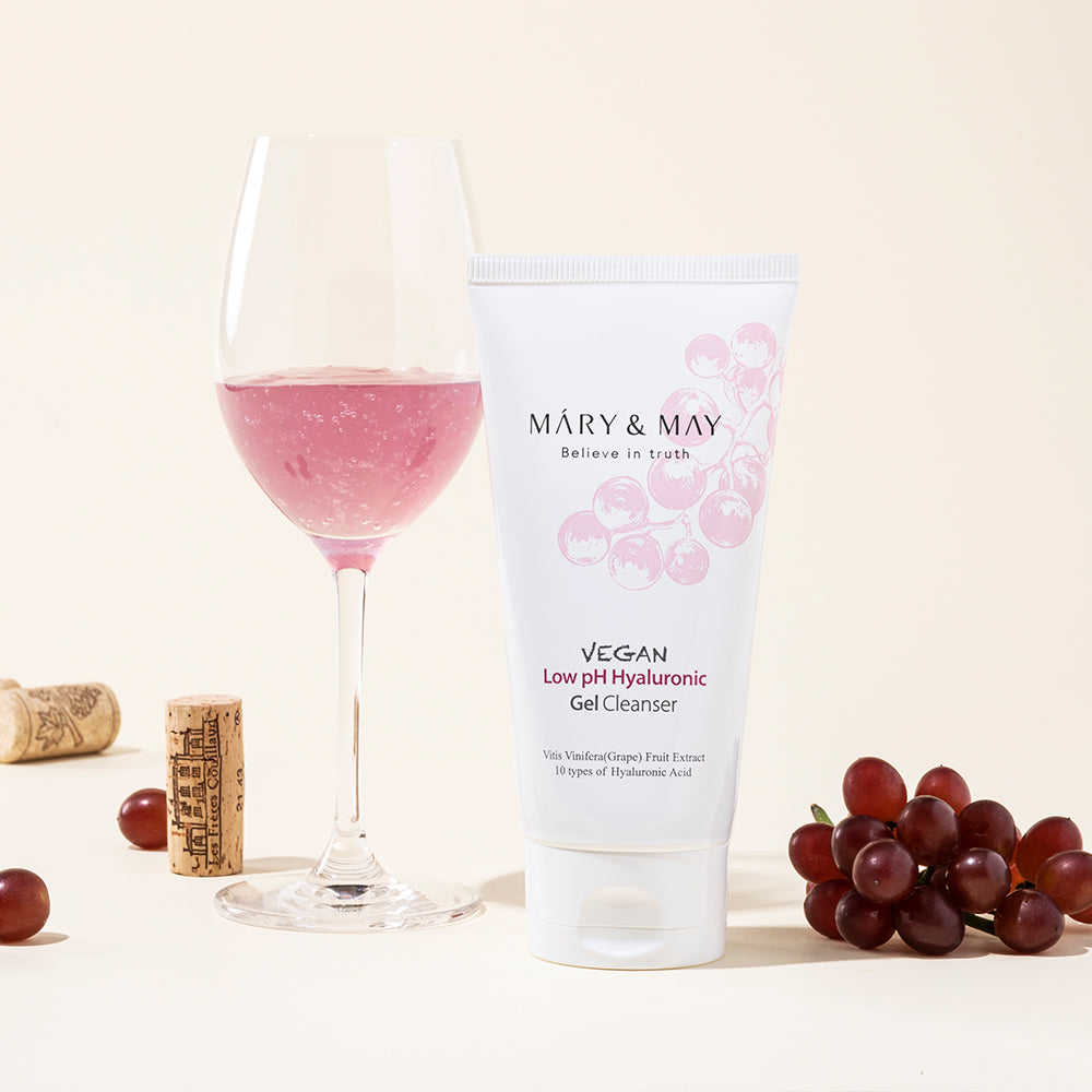 MARY & MAY Vegan Low pH Hyaluronic Gel Cleanser 150 ml – Facial Cleansers, view 10