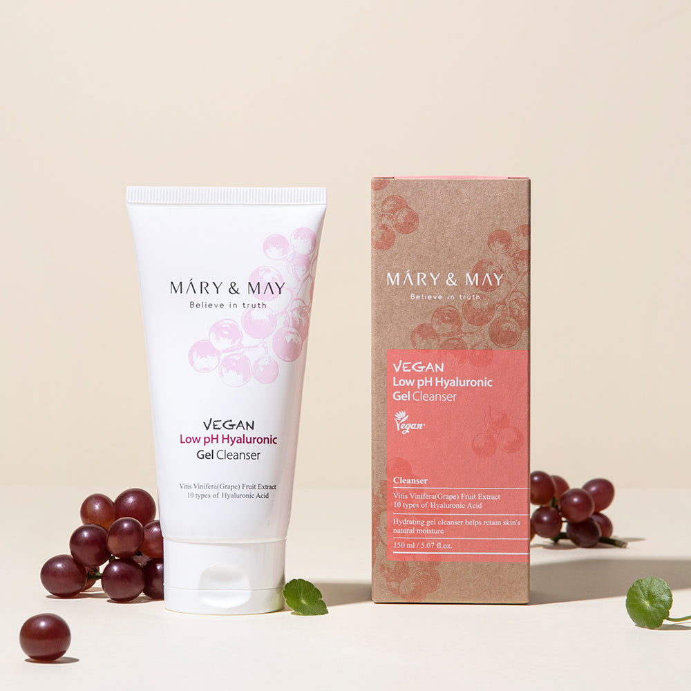 MARY & MAY Vegan Low pH Hyaluronic Gel Cleanser 150 ml – Facial Cleansers, view 11