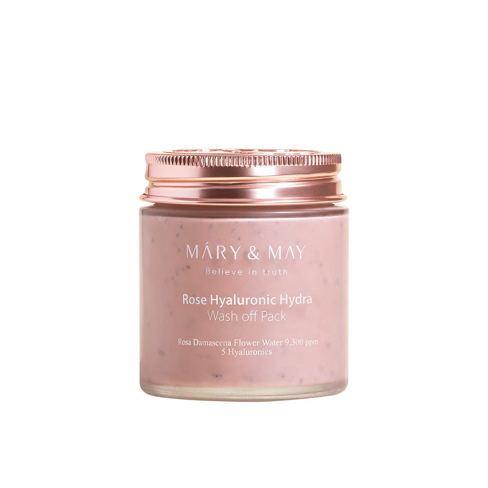 MARY & MAY Vegan Rose Hyaluronic Hydra Wash off Pack 125 g – Skin Care Masks & Peels, view 10