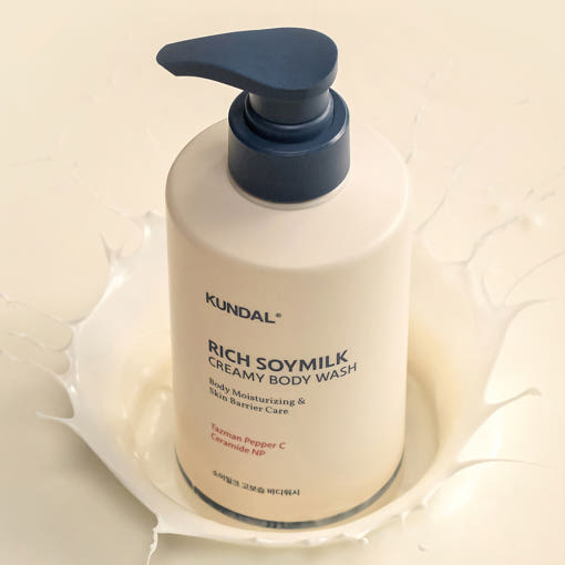 KUNDAL Rich Soymilk Creamy Body Wash 500 ml (Mellow Vanilla) – Body Wash, view 3