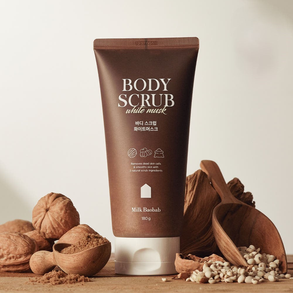 BIOKLASSE Milk Baobab Body Scrub details