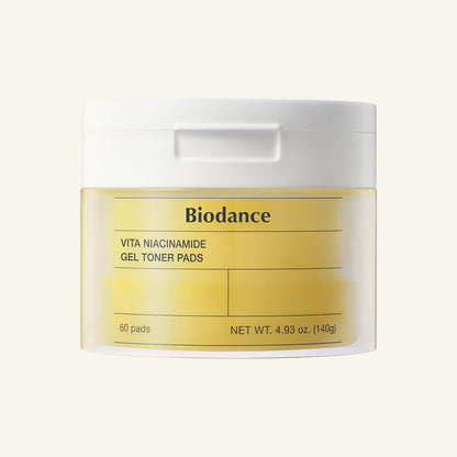 Biodance Vita Niacinamide Gel Toner Pads (60 pads)