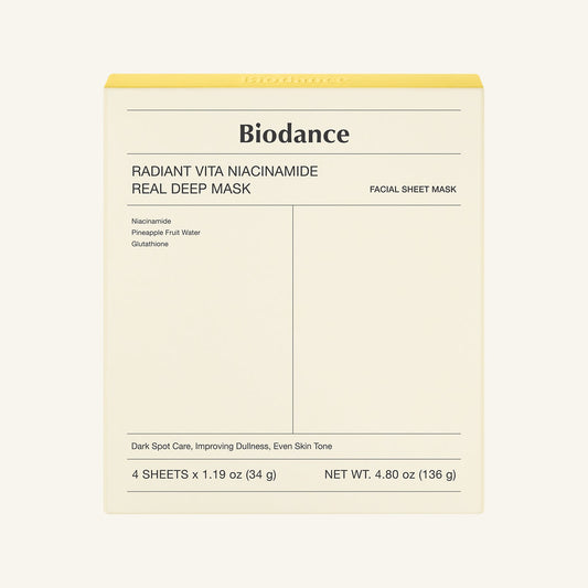 Biodance Radiant Vita Niacinamide Real Deep Mask (4 sheets)