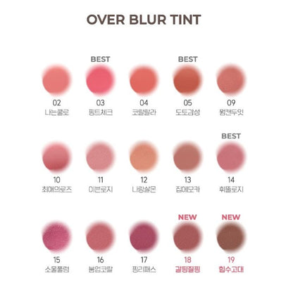 peripera Over Blur Tint 3.5 g – Lip Gloss, view 4