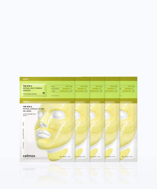 celimax The Vita-A Retinal 2-Step Gel Mask (4 pack) – Skin Care Masks & Peels, view 2