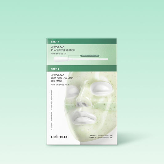 celimax Ji Woo Gae Cica 2-Step Gel Mask (4 pack)