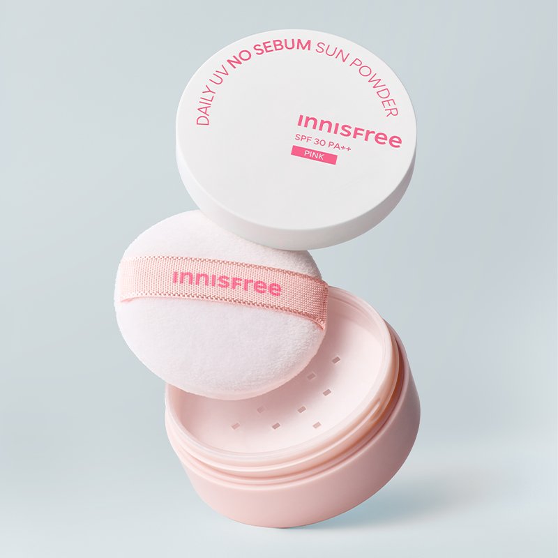 innisfree Daily UV No Sebum Sun Powder SPF30 PA++ 4 g (Pink) – Face Powder, view 4