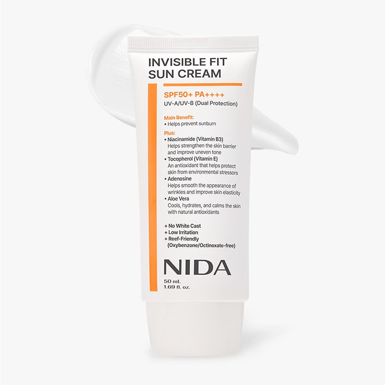 NIDA Invisible Fit Sun Cream 50 ml – Sunscreen, view 2