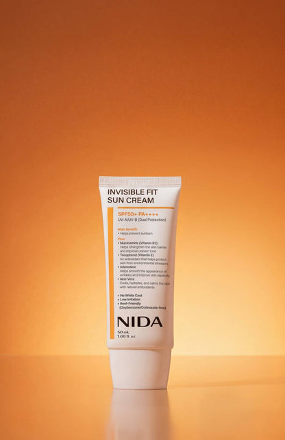 NIDA Invisible Fit Sun Cream 50 ml – Sunscreen, view 4