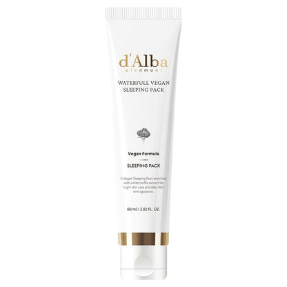 d'Alba Waterfull Vegan Sleeping Pack 60 ml (Tube Type)