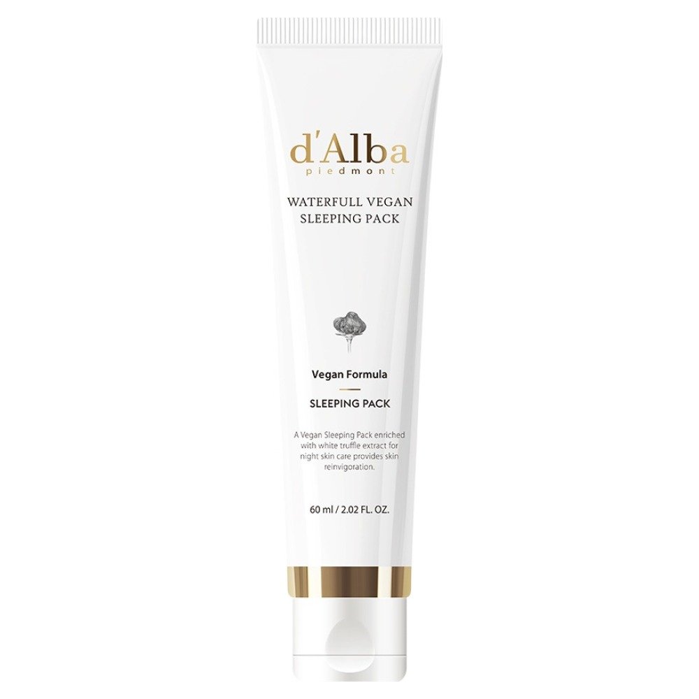 d'Alba Waterfull Vegan Sleeping Pack 60 ml (Tube Type) – Skin Care Masks & Peels, view 2