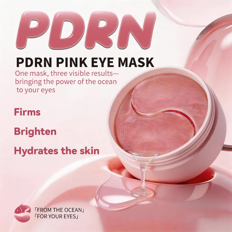 FUJZXANS PDRN Pink Hydrogel Eye Patches – skin care masks & peels, view 4