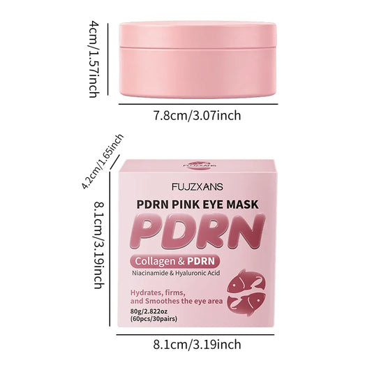 FUJZXANS PDRN Pink Hydrogel Eye Patches – skin care masks & peels, view 2