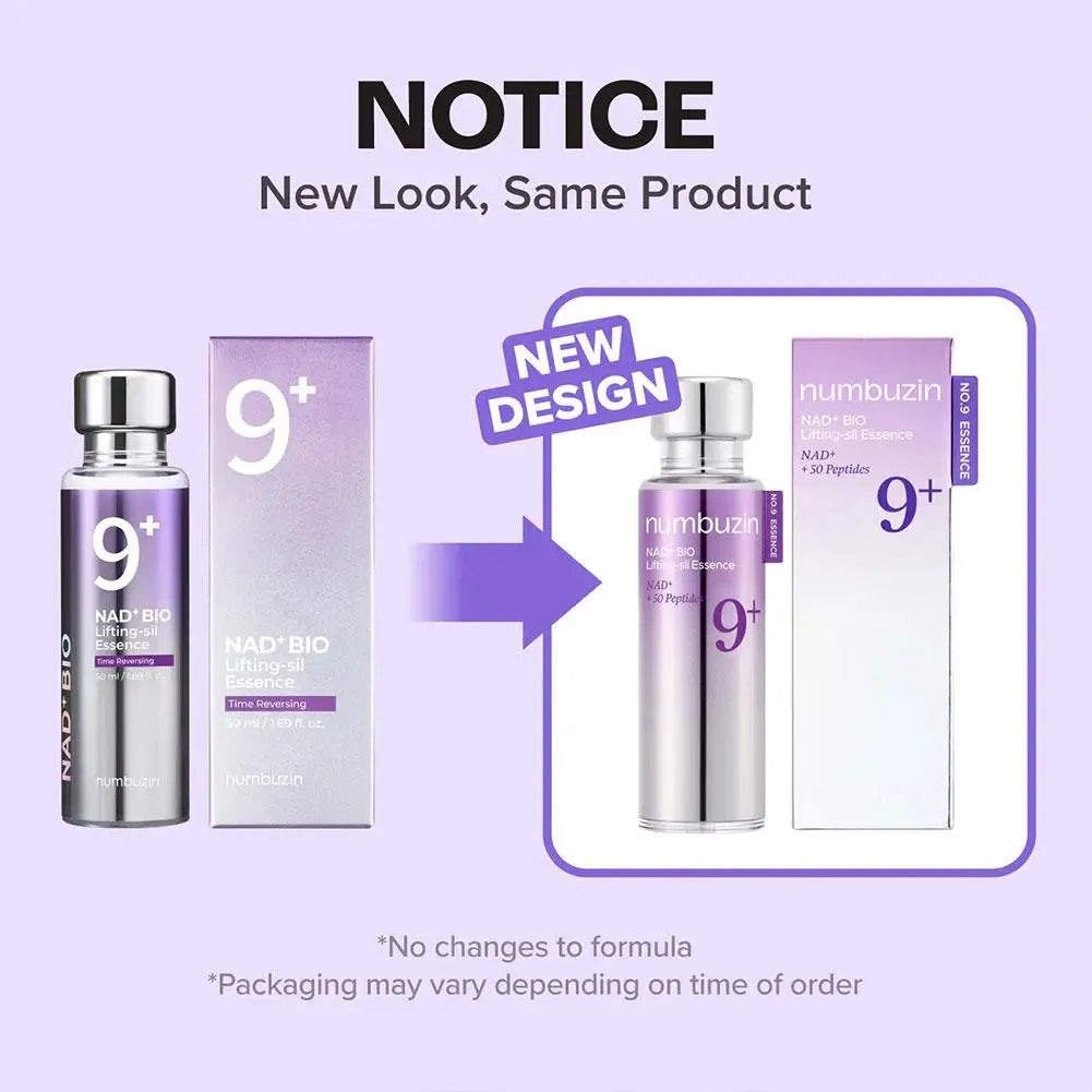 numbuzin No.9 NAD+ Lifting Essence (50 ml) & Retinol Eye Cream – anti-aging skin care, view 4