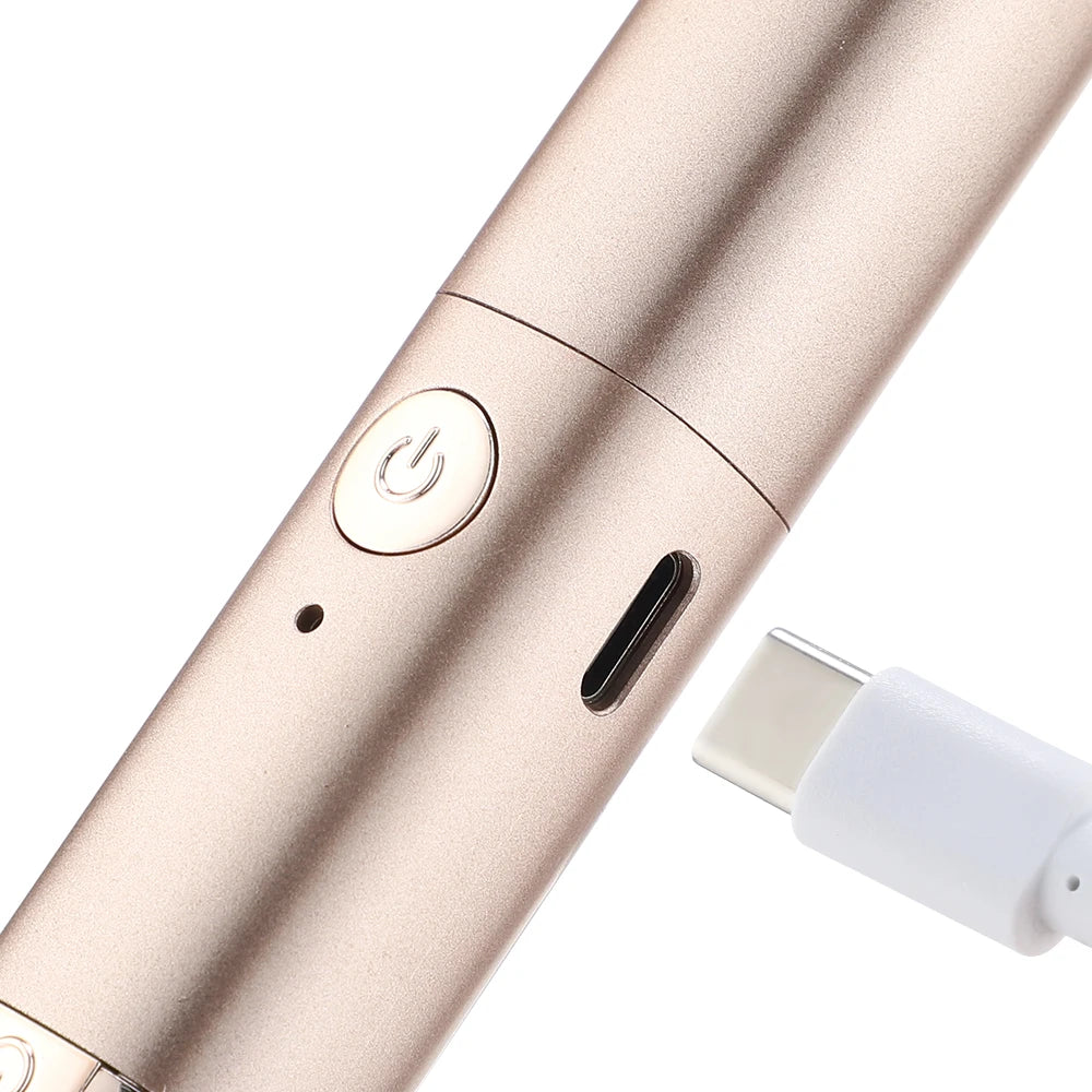 2-in-1 Electric Brow Trimmer & Heated Eyelash Curler – eyelash curlers, view 2